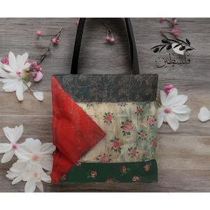 Palestine Tote Bag | Al-Aqsa Masjid Bag | Arabic Clothing | Free Palestine Bag | Arabic Tote Bag | Palestine Flag | Palestine Gift