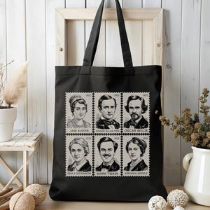 Just a Girl Who Loves Books Stamp Tote Bag, Bookish Gift for Readers, Library Bag, Perfect for Book Lovers, Reusable Shopping Bag, Authors