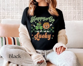 Glückliches St Patrick Tageshemd, St Patrick Tageshemd, St Pattys Hemd, glückliches Hemd, Glück der Iren, irisches Tageshemd, Regenbogenhemd