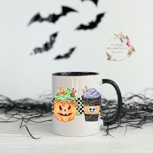 Spooky Mug | Pumpkin Spice Mug | Gift For Her | Halloween Mug | Ghost Mug | Fall Mug | Skeleton | Halloween Decor | Funny Coffee Mug