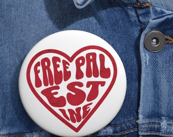 Palestine Button Pin | Free Gaza Pin | Palestine Flag Pin | Watermelon Pin | I Stand With Palestine | Free Palestine Pins Badge