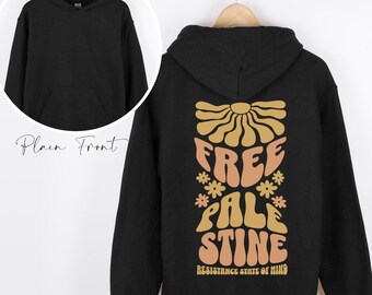 Palestine Hoodie | Ceasefire Now | Palestinian Gift | Back Print Design, Gaza Streetwear Hoodie, Palestinian Gift, Free Palestine, Free Gaza