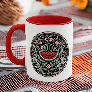 Palestine Coffee Mug | Free Palestine Mug | Palestine Gift Ideas | Palestinian Mug | Gift For Her | 11Oz Coffee Cup | Palestine Coffee Mug