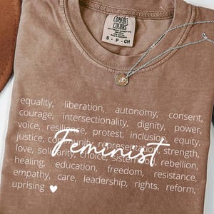 Feminist Shirt, Oversized Tee, Girl Power Shirt, Equal Rights, Women&#39;s Rights, Empowering Feminism Apparel, Liberal, Democrat, Protest T