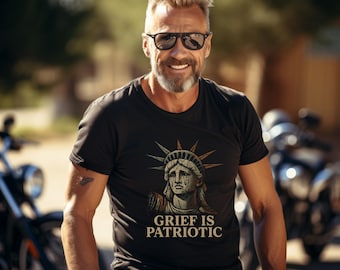Crying Statue of Liberty T-Shirt: Political Activism, Patriotic Grief