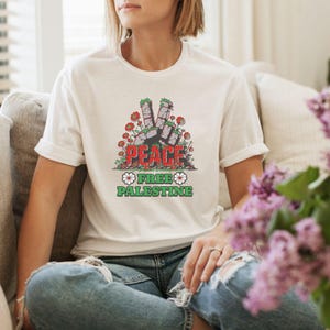 Free Palestine T-Shirt, Keffiyeh Shirt, Palestine Gift, Palestinian Resistance, Anti-Zionist T, Resistance, Activist, Pro-Palestine,Kuffiyeh