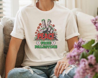 Free Palestine T-Shirt, Keffiyeh Shirt, Palestine Gift, Palestinian Resistance, Anti-Zionist T, Resistance, Activist, Pro-Palestine,Kuffiyeh