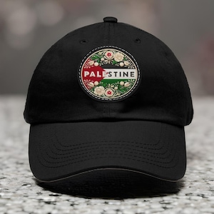 Palestine Hat Women, Palestine Flag Hat | Free Palestine | Palestinian Watermelon | Palestine Baseball Cap | Dad Hat with Leather Patch