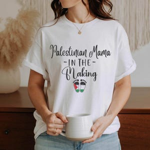 Palestinian Keffiyeh Shirt, Arab Baby Shower Gift, Mama to be, Free Palestine, Palestinian Flag Shirt, First Birthday T, Mom to Be,Dad To Be