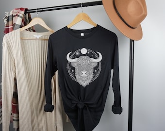 Camiseta Highland Cow, camisa Highland Cow Cottagecore, camiseta Highland Cow Crewneck, camisa Highland Cow, camisa Farm Love, regalo de vaca para ella