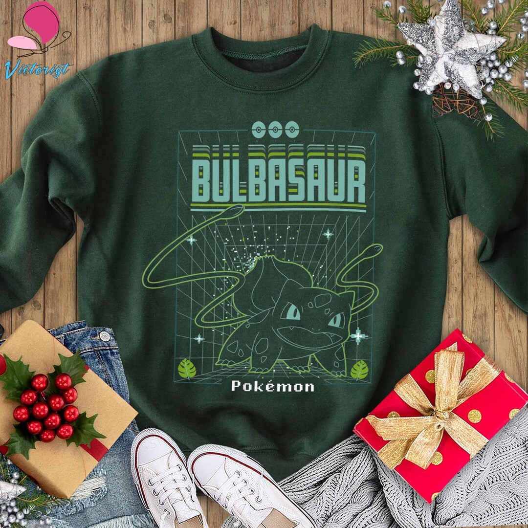 PKM Bulbasaur Shirt Bulbasaur Shirt, Sweatshirt, Hoodie Gamer ...