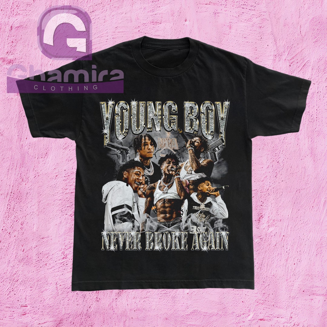 Youngboy T Shirt, Youngboy Never Broke Again Tour Fan Shirt, 90s Retro