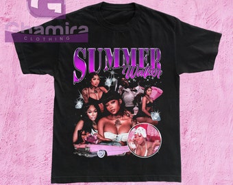 Summer Walker T Shirt, Summer Walker Tour Fan Shirt, 90s Retro Vintage Rap Hip Hop Unisex T-Shirt