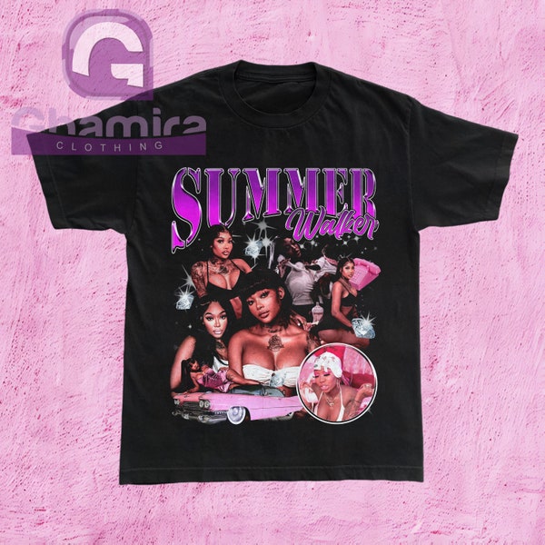 Summer Walker T Shirt, Summer Walker Tour Fan Shirt, 90s Retro Vintage Rap Hip Hop Unisex T-Shirt