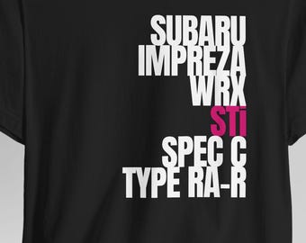 Subaru Impreza STi Type RA-R Shirt | JDM Graphic Tee | Subaru Fan Gift