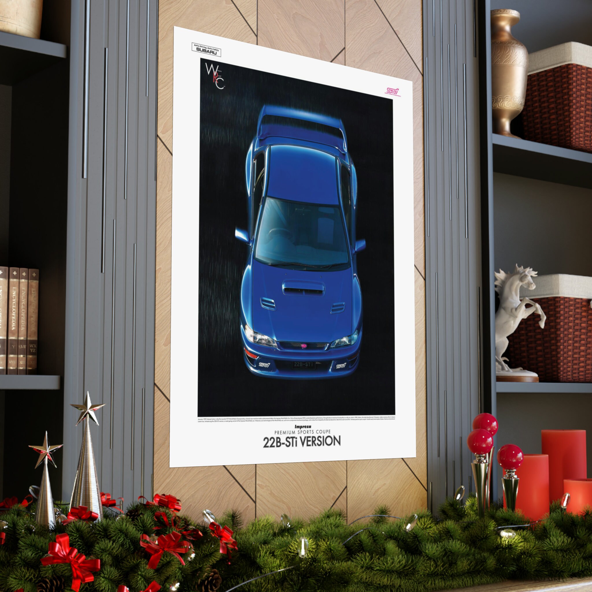 Vintage Subaru Impreza 22B Sti 1998 Japan Catalog Poster