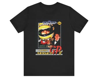 Ayrton Senna's Super Monaco GP II Tee: Genesis Retro Shirt