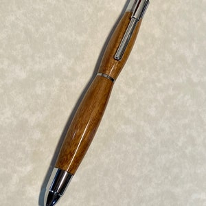 Brazilian Cherry Ball Point Click Pen - Hand Turned