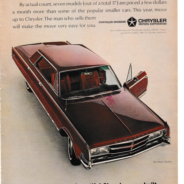 1965 Chrysler New Yorker  print ad