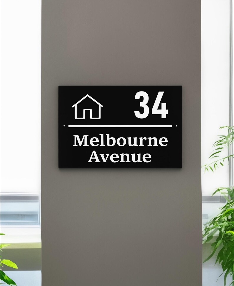 Standard House Sign || Door Entry Sign || Acrylic Signs || Outdoor ...