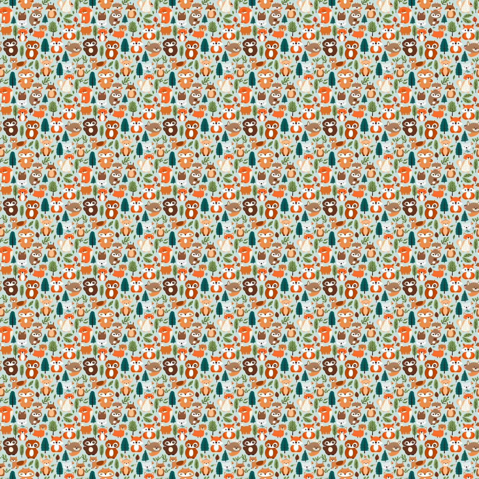 15 Cute Animals Pattern Bundle Animal Cartoon Woodland Etsy
