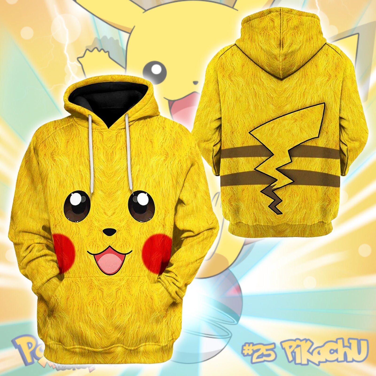 Supreme Pokemon Singing Pikachu Sweatshirt 