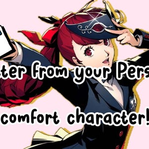 une lettre de votre personnage de réconfort Persona !!