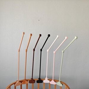 Natural Wood Baby Crib Mobile Hanger Arm: Universal Fit image 10