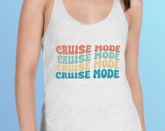 Cruise Mode Retro Urlaub Damen Racerback Tank