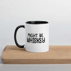 Pode ser caneca de café engraçada de uísque