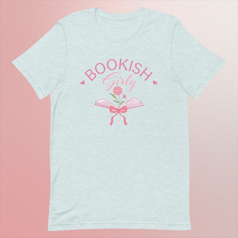 Charming Bookish Girl Tee - Cozy Cotton T-Shirt for Readers, Perfect for Literary Enthusiasts