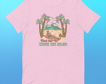Tropical Escape Graphic Tee - Soft Lightweight Cotton Shirt, Comfortable & Flattering Fit for All
