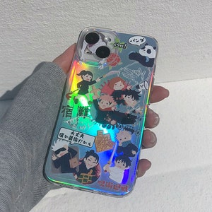 Anime iphone case,cute gift for anime boy or girl,shockproof phone case for iphone 11,12,13,14,15,16pro,promax,Laser phone case for him/her