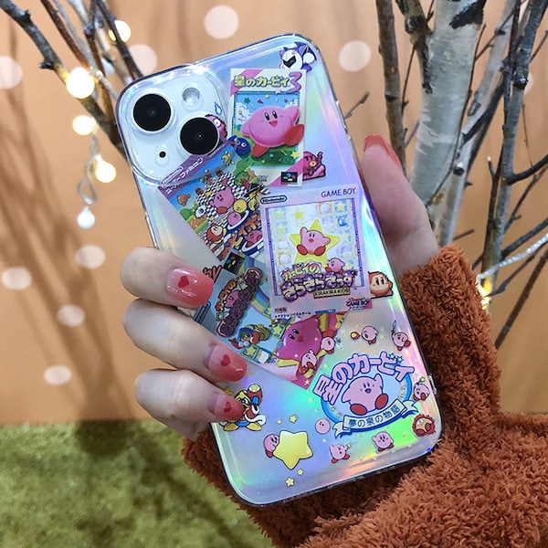 Anime iphone Fall, süßes Geschenk für Anime Jungen oder Mädchen, stoßfeste Handytasche für iphone 11,12,13,14,15pro, Promax, Laser Handyhülle für ihn / sie