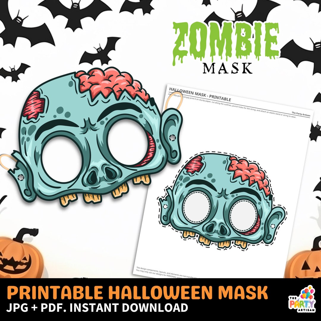 Printable Kids Masks, DIY Halloween Masks, Monster Masks, Papercraft ...