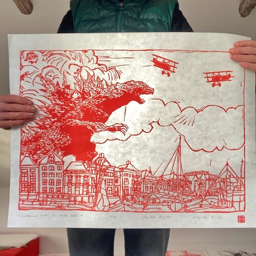 Original Mamma Andersson Exhibition Poster - Dagen Efter (the Day