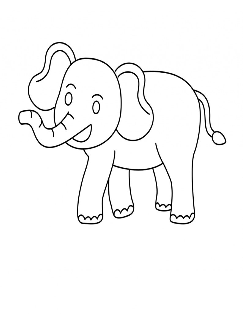 10 Printable Safari Animal Coloring Pages for Kids Kids Party Coloring