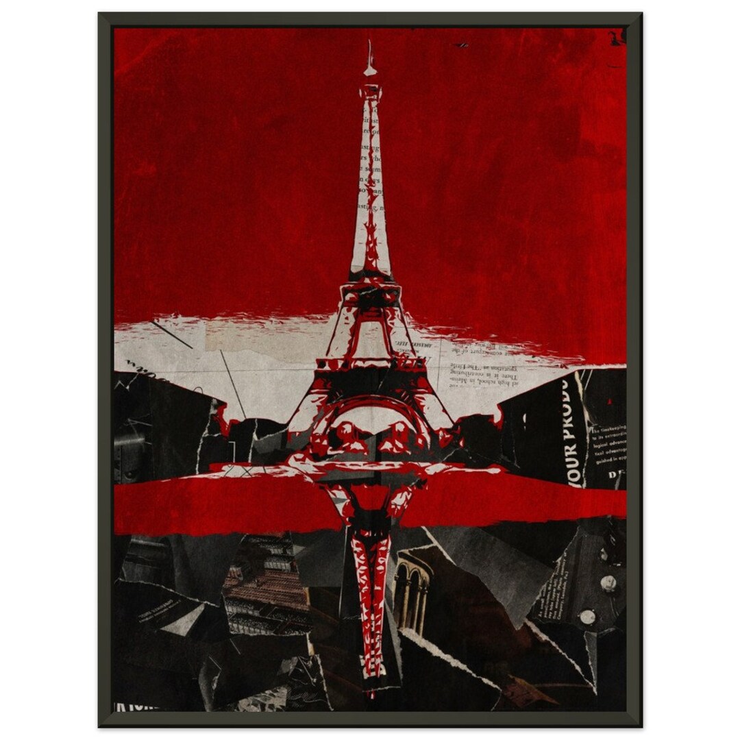 Eiffel Tower Wall Art Paris Wall Art Paris Poster Etsy