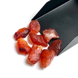 8 pcs lot Natural carnelian rough chunks raw carnelian gemstone healing chakra gem loose gemstone for jewelry making 56.00 cts 16-14 mm