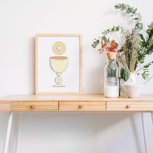 Corpus Christi Art | Catholic Corpus Christi Biblical Art Print | Art for the Feast of Corpus Christi