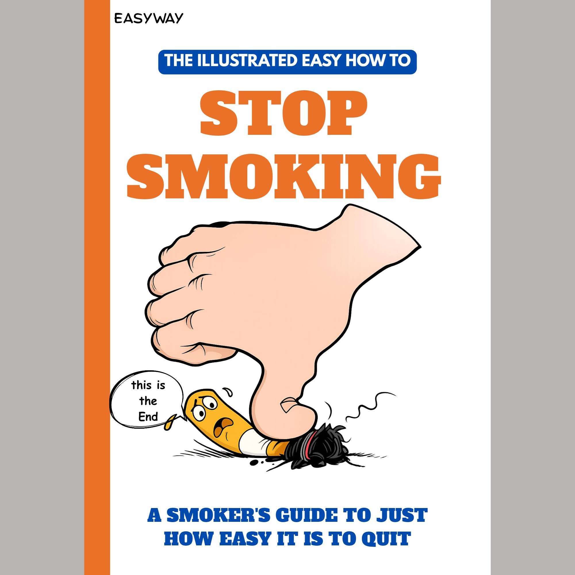 イラストでわかる禁煙の簡単な方法 ― 楽しくて効果的な禁煙ガイド - Etsy 日本, image size:2000x2000