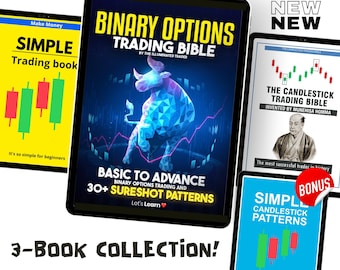 Binära optioner och ljusstakebehärskning: 3-i-1-handelsbibelpaketet