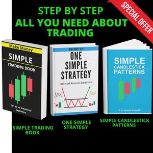 Trading Book Bundle – Simple Trading Guide, One Simple Strategy, & Candlestick Patterns for Beginners