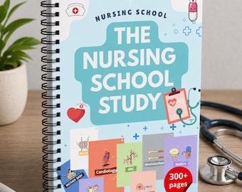 The Nursing School Study Spiral Book