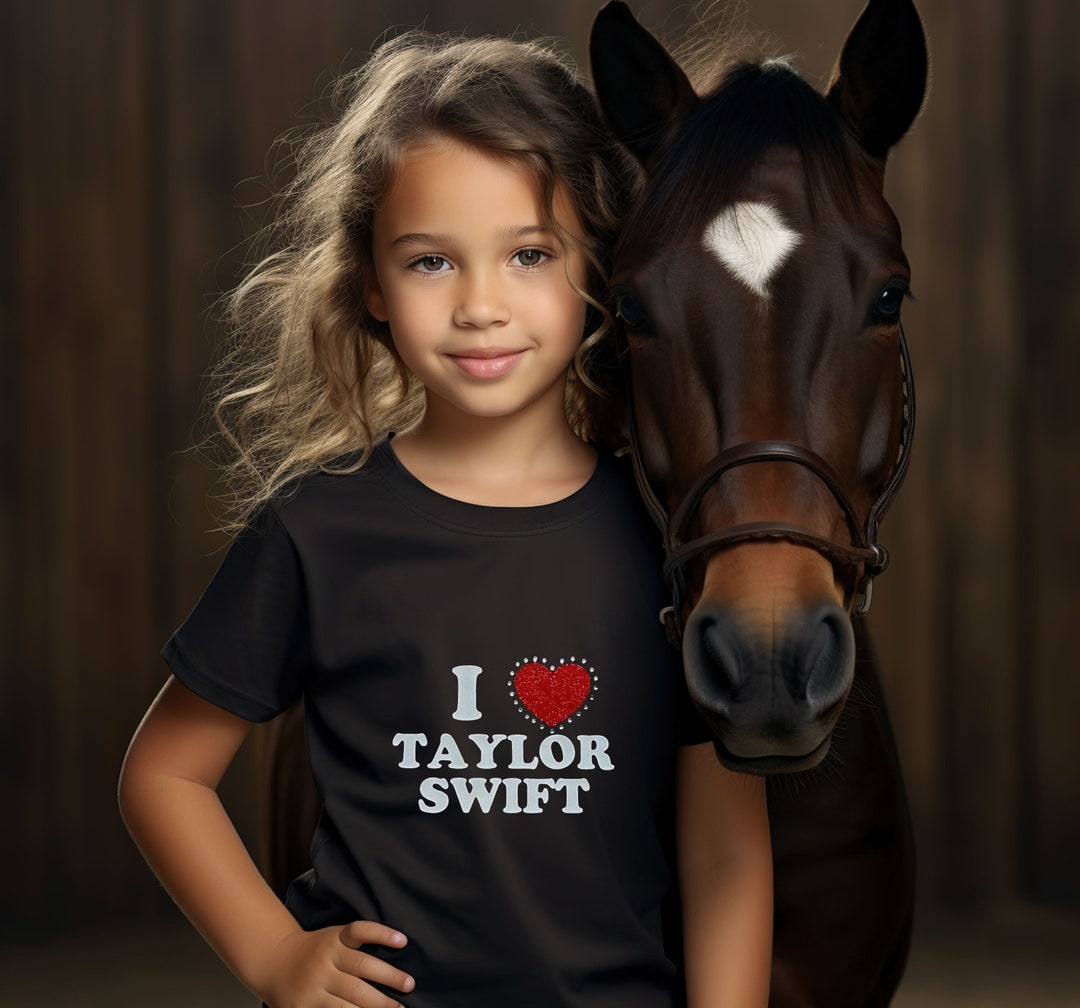 I Love Taylor Swift Youth Shirt I Love Taylor Rhinestone Etsy