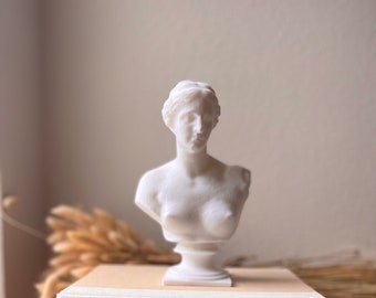 8 inch Venus Statue, Greek Roman Goddess, Bust Sculpture, Handmade Aphrodite Venus De Milo, Housewarming Gift, Home Decoration, Christmas