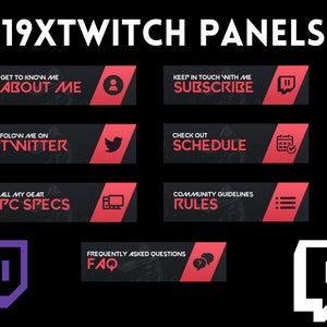 Valorant Twitch Panels, Valorant Streaming Overlay, Twitch Panels, Streaming Overlay, Valorant Twitch Panels Streaming Overlay