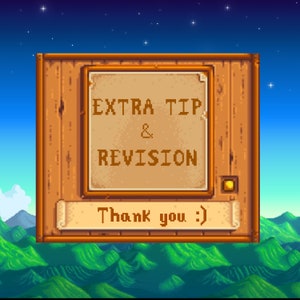 TIPBOX, Extra Revision Request, Custom STARDEW VALLEY Portrait, Custom Pixel Profile Picture, Custom Pixel Art Portraits