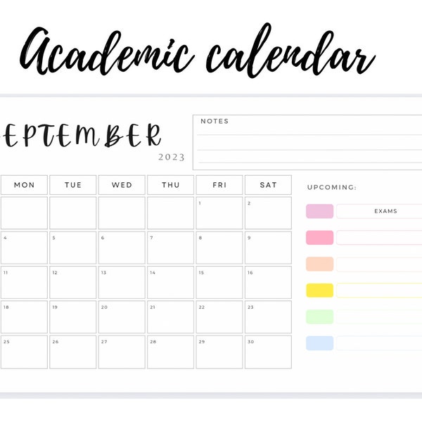 Academic Calendar 2023-2024