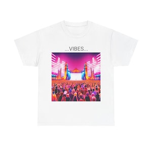 Festival Vibes Tee, Unisex Festival Shirt, Music Festival Cotton T-Shirt, Boho Concert Top, Hippie Festival Wear